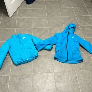Girls north face 3 in 1 coat